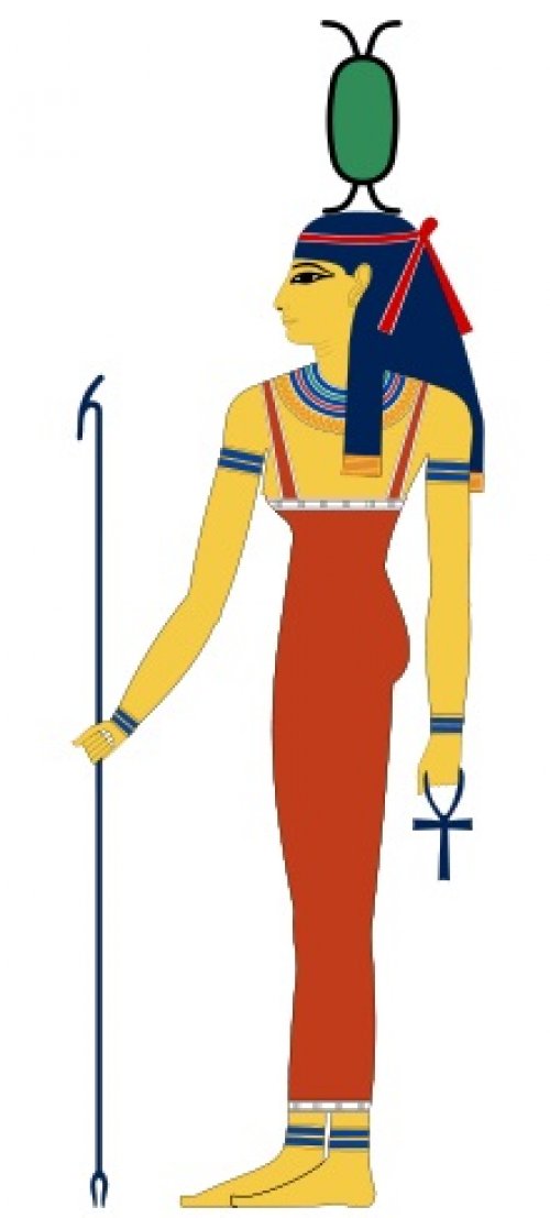 A deusa Neith. Via Wikimedia Commons.