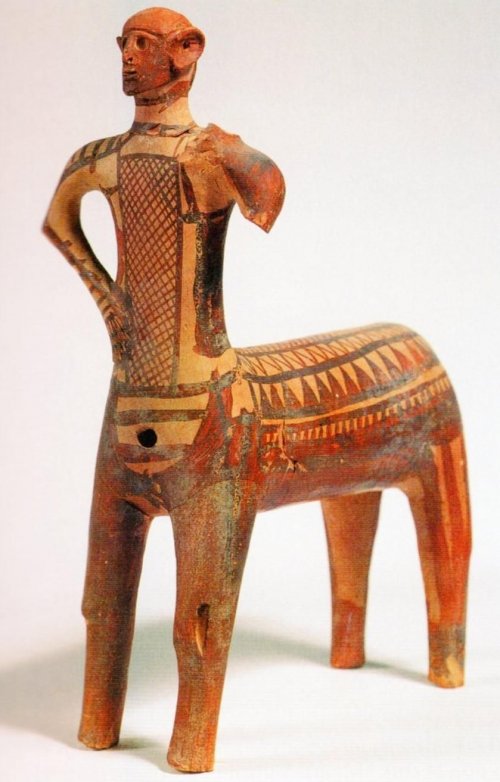 Centauro de Lefcandi. Cerca de 900 a.C. Museu Arqueológico de Erétria.
